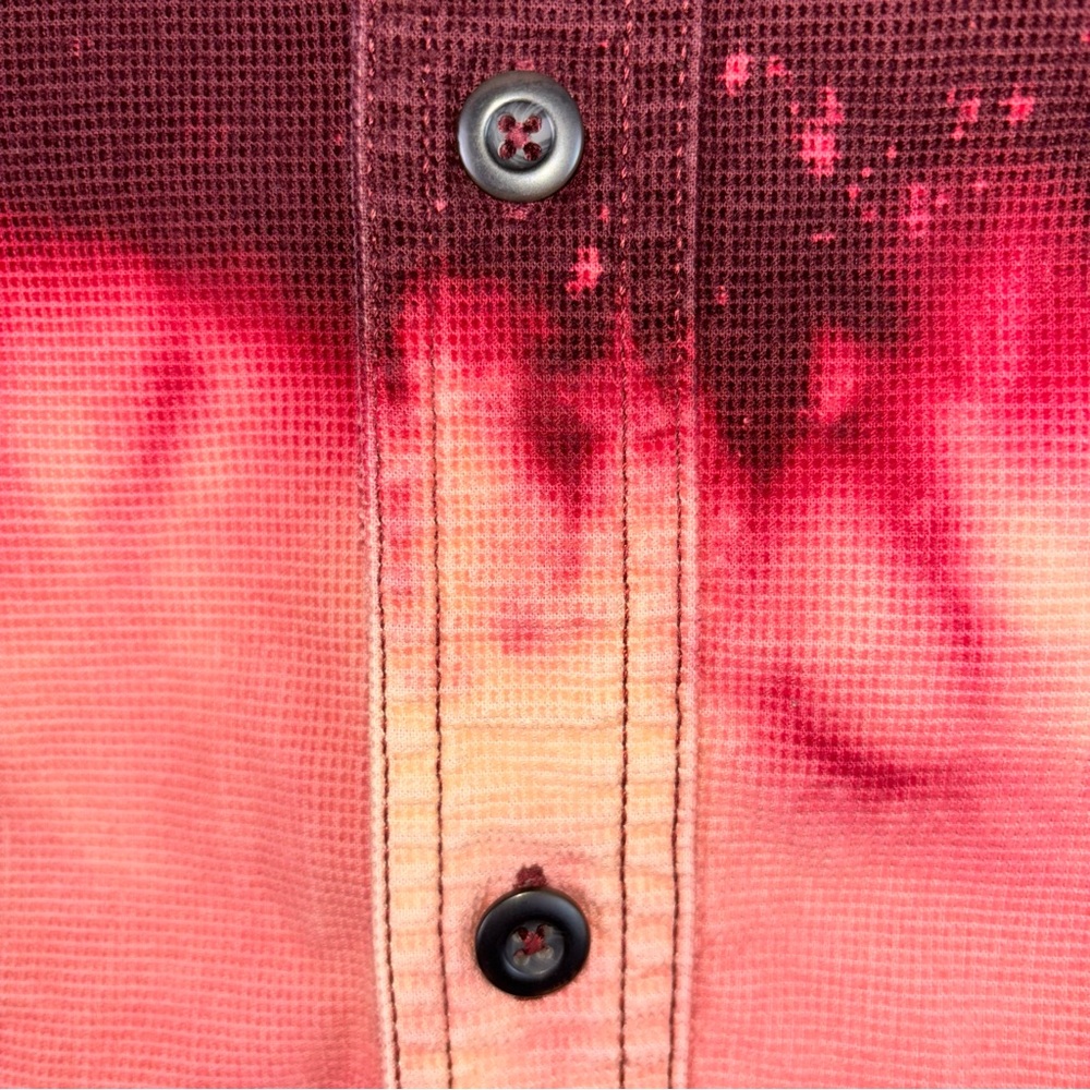 Eddie Bauer Corduroy Shirt Size Large Red - Picture 3 of 9